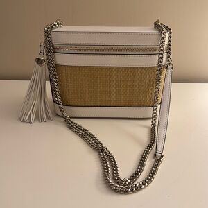 Kate Spade Wicker and Leather crossbody